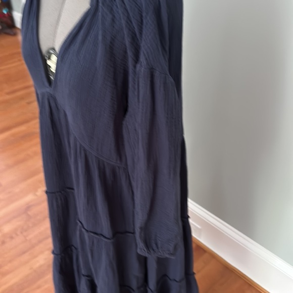 Fresh Laundry gauze bohemian dropped shoulder women dress - Picture 5 of 6